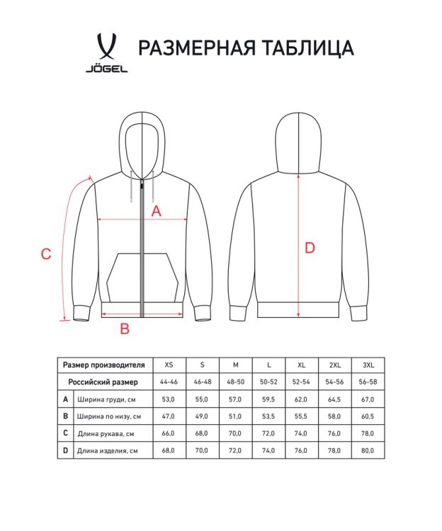 Худи на молнии ESSENTIAL Cotton Zip Hoodie, черный (2115320)