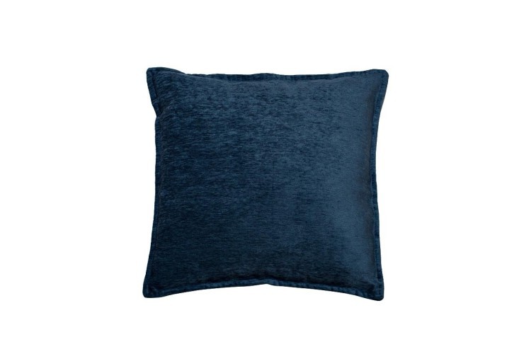 Подушка квадратная шинилл синий 45х45 см (TT-00000776)