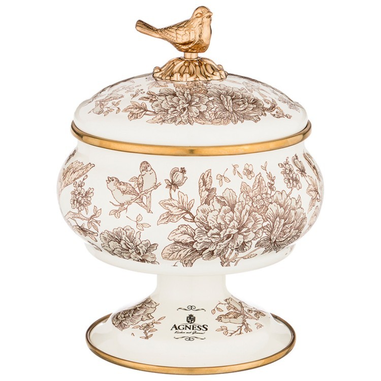 Сахарница lefard эмалированная на ножке 0,85л Lefard (950-724)