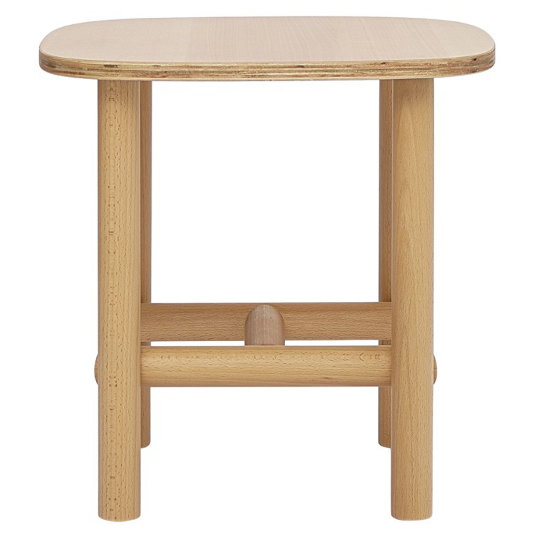 Столик ottal, 44,5х44,5х45 см, бук, бежевый (78224)