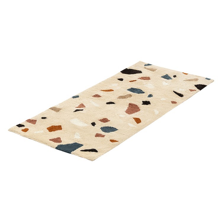 Ковер из хлопка terrazzo poetry из коллекции ethnic, 70х160 см (79354)