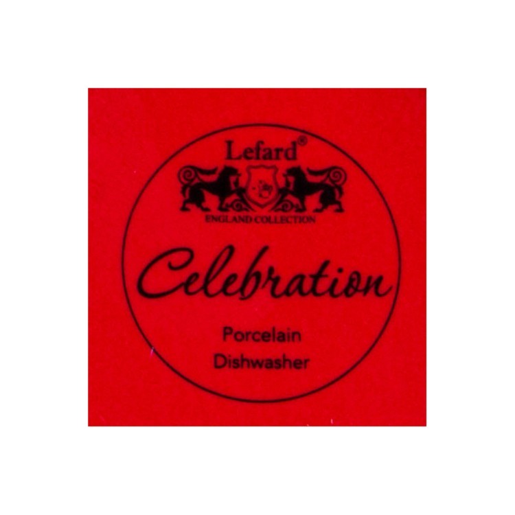 Набор тарелок-звезда lefard "celebration" 2 шт. 14 см красный Lefard (189-322)