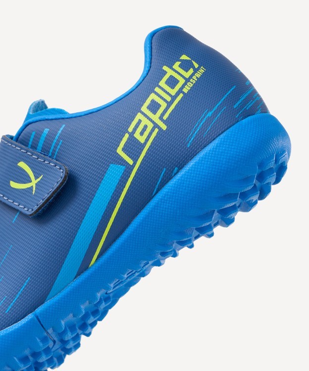 БЕЗ УПАКОВКИ Бутсы многошиповые JOGEL Rapido TF Navy/blue/green, детский (1586576)