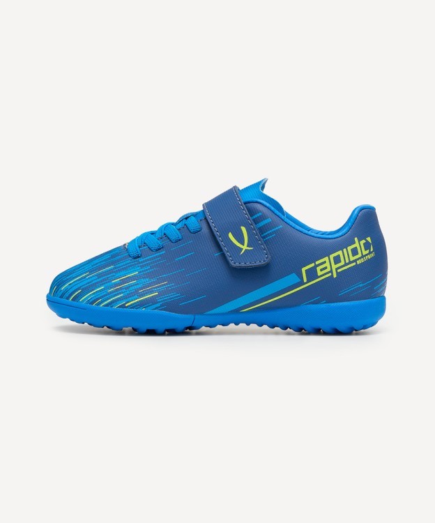 БЕЗ УПАКОВКИ Бутсы многошиповые JOGEL Rapido TF Navy/blue/green, детский (1586576)