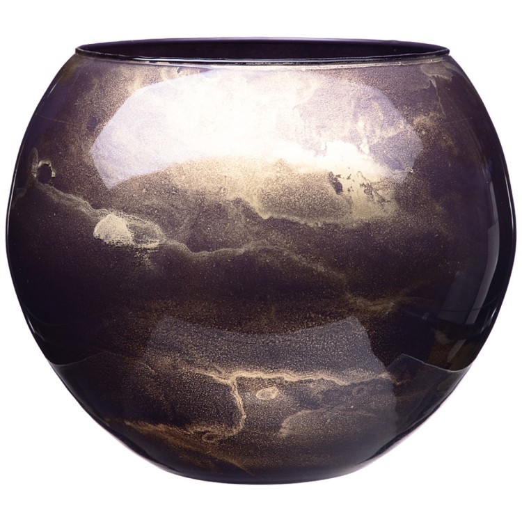 Ваза sfera "golden marble lavender" диаметр 20см FRANCO (316-1605)