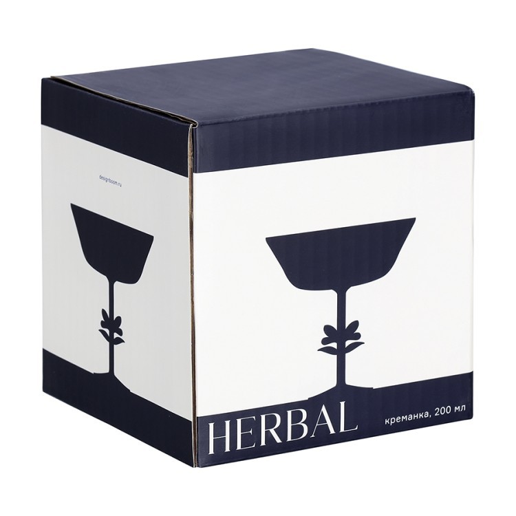 Креманка herbal, 200 мл, фиолетовая (78288)