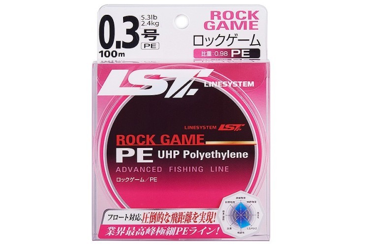 Шнур плетеный Linesystem Rock Gaмe PE #0,4 (0,104мм) 100м pink (79013)