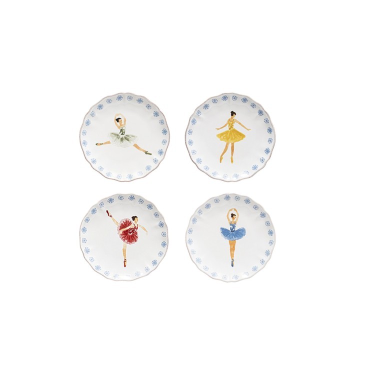 Набор из 4 тарелок TPS10-WHI(TPS10-00420U), 17, керамика, white, CASAFINA BY COSTA NOVA Набор из 4 тарелок TPS10-WHI(TPS10-00420U), 17, керамика, white, CASAFINA BY COSTA NOVA