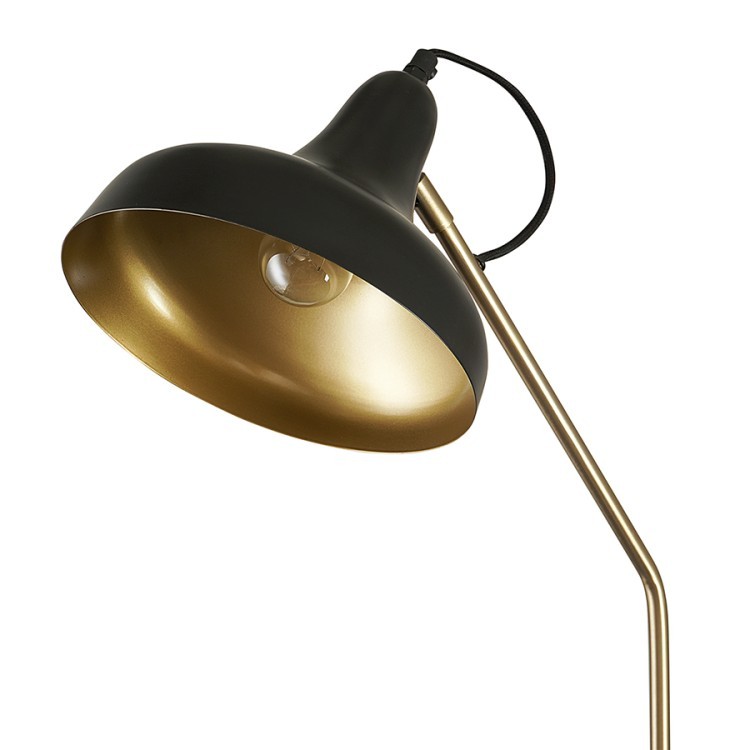 Торшер enkel sand, 165 см, золотистый/черный (76373)