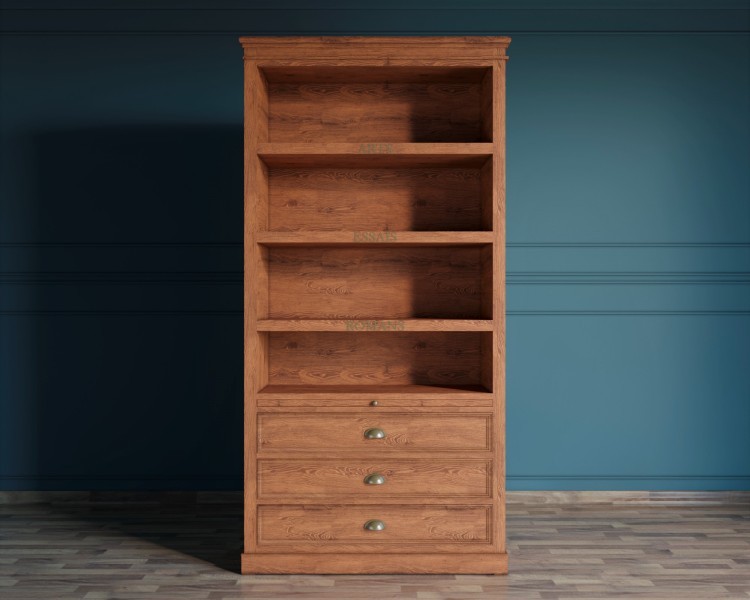 Стеллаж Palermo natural с ящиками арт PL1033OAK PL1033OAK-ET Стеллаж Palermo natural с ящиками арт PL1033OAK PL1033OAK-ET