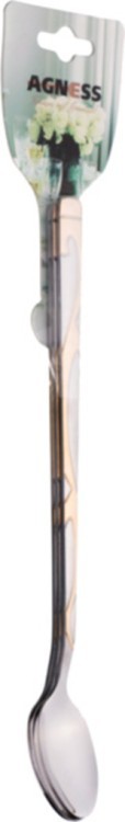 Набор ложек для коктелей agness из 3 шт длина=19,5 см. серия ажур Agness (922-234)