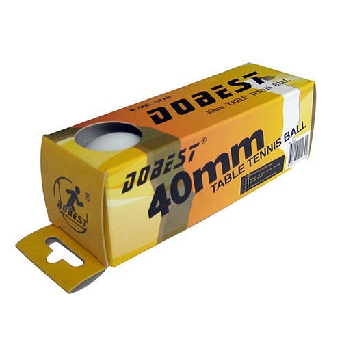 Мяч для настольного тенниса Dobest BA-01 1 звезда 3шт/уп (55840)