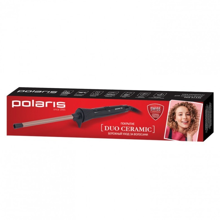 Стайлер для волос POLARIS PHS 8135K рабочее полотно 8x6x135 мм черный 25347 456758 (1) (94310)