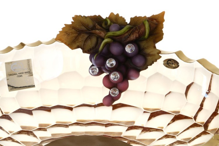 Чаша декоративная "виноград" высота=42 см.диаметр=34 см. Cevik Group (308-212) 
