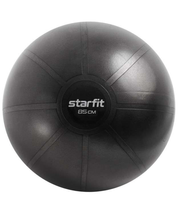 БЕЗ УПАКОВКИ Фитбол высокой плотности STARFIT GB-110 антивзрыв, 1600 гр, черный, 85 см (2122185) БЕЗ УПАКОВКИ Фитбол высокой плотности STARFIT GB-110 антивзрыв, 1600 гр, черный, 85 см (2122185)