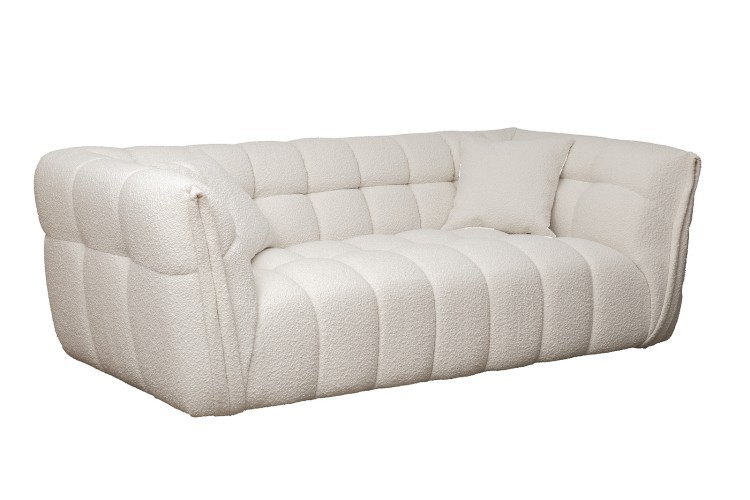 Диван двухместный GD/Prato букле экрю Orso ECRU 204*106**75см (TT-00016705)