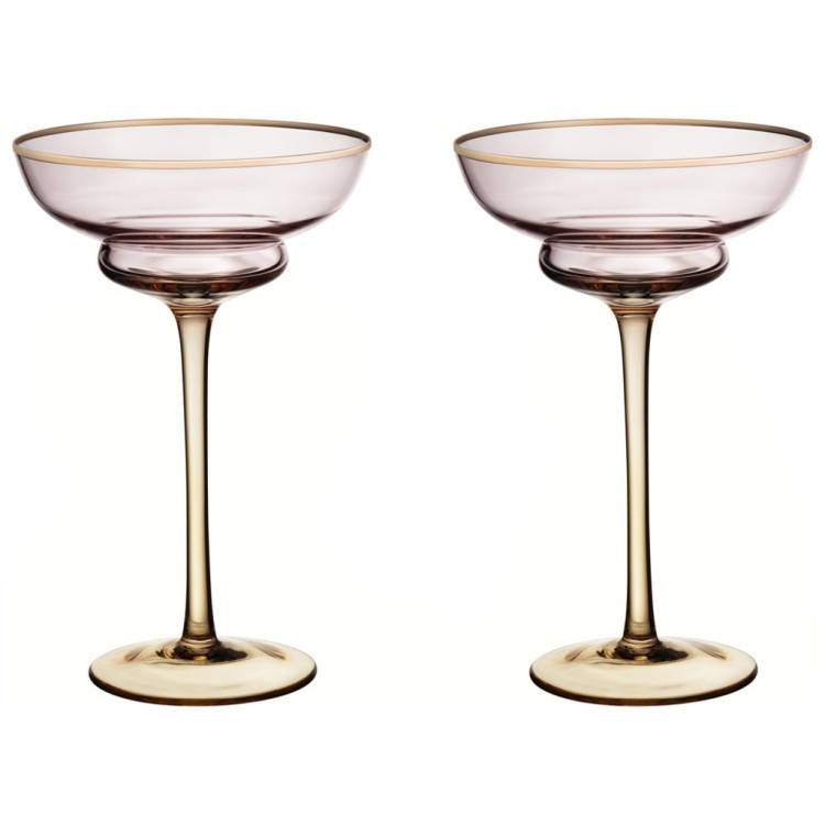 Набор креманок "twist & shine" pink, 2 шт/220 мл Lefard (687-003)