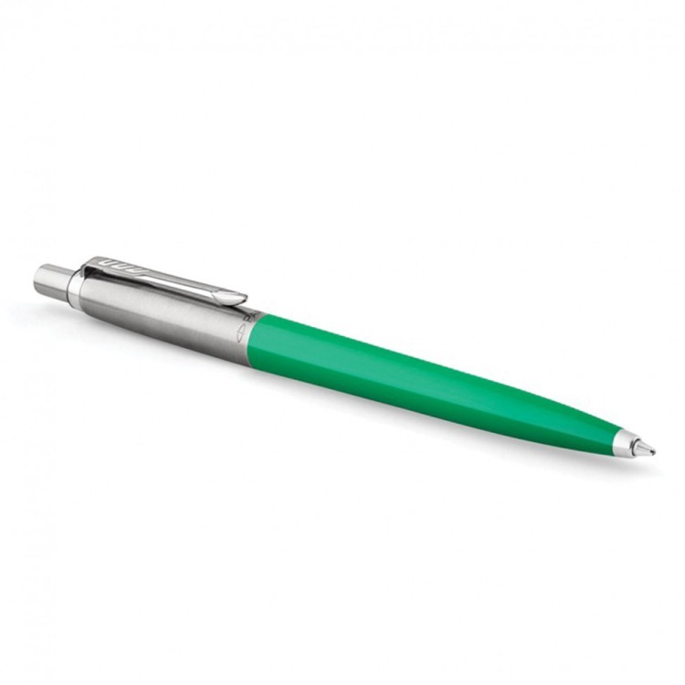 Ручка шариковая Parker "Jotter Orig Green" зеленый нержавеющая сталь блистер синяя 143863 (1) (89448)