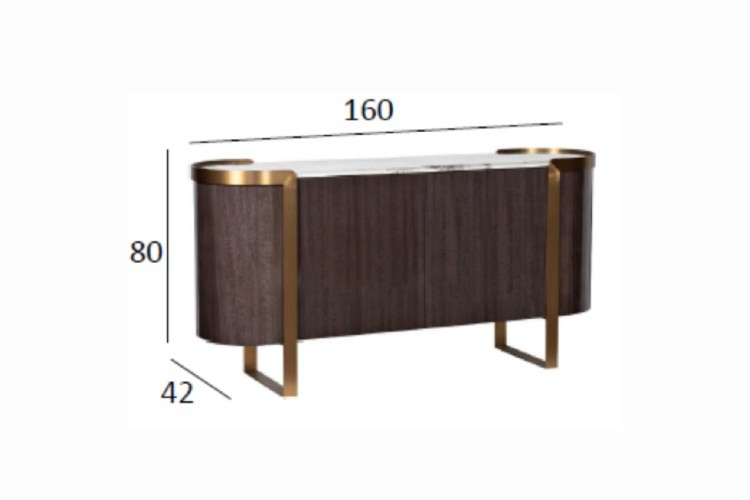 Комод Sevilla 160*42*80см (TT-00006771)