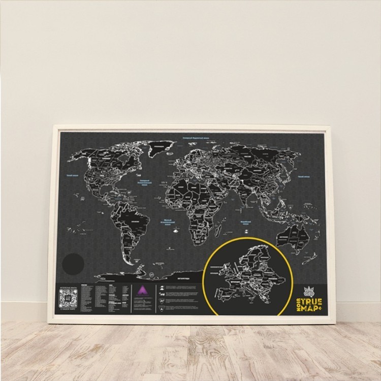 Карта true map plus black (58363)