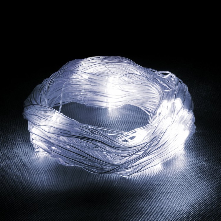 Уличная светодиодная гирлянда (холодный свет) Vegas Сеть 144 LED, 1,2х1,5 м, 24V 55031 (64416) Уличная светодиодная гирлянда (холодный свет) Vegas Сеть 144 LED, 1,2х1,5 м, 24V 55031 (64416)