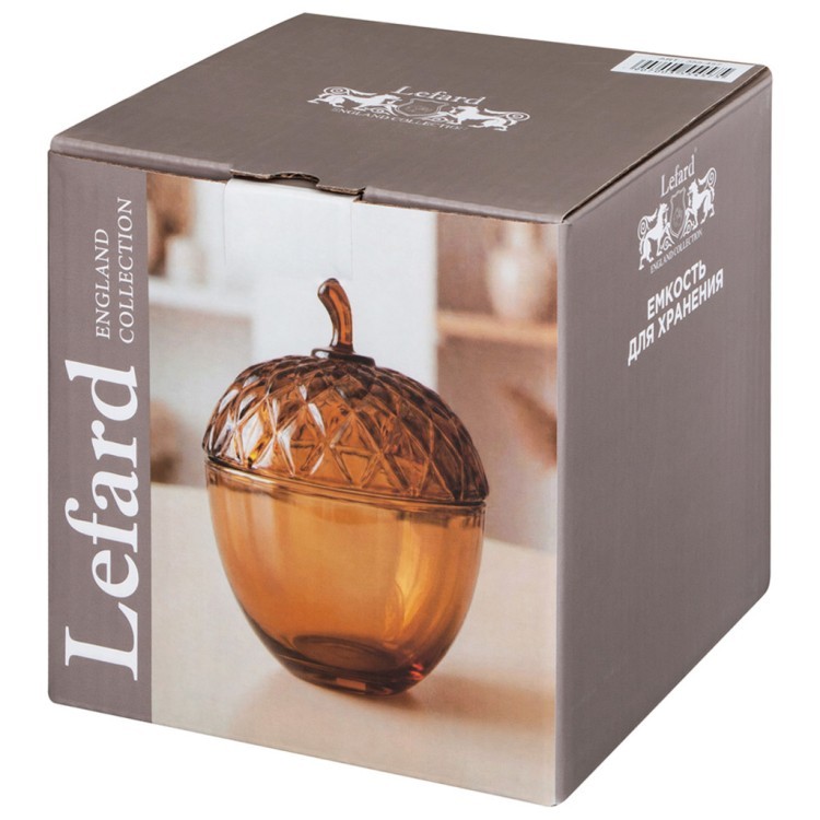 Емкость для хранения "желудь" 11*11*15 см/350 мл Lefard (355-457)