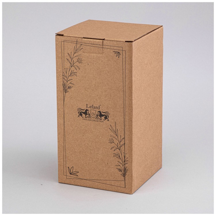 Ваза 11*11*21см цвет: белый Lefard (374-151)