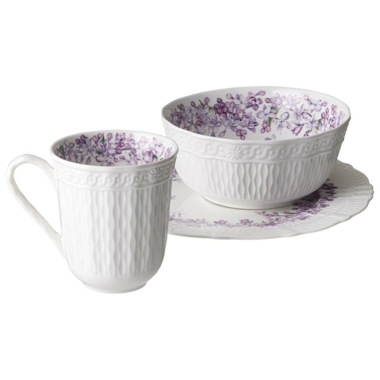 Набор посуды обеденный lefard "lilac" 3 пр. Lefard (760-852)
