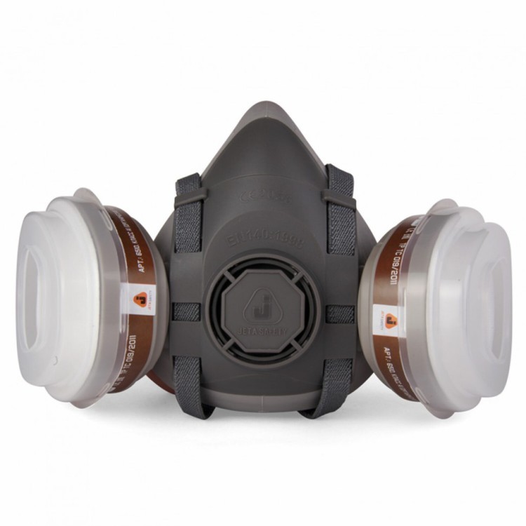 Комплект защитный Jeta Safety 5500P перчатки полумаска фильтр размер М 610893 (1) (96012)