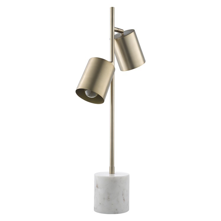 Лампа настольная irjo, 33х13х73 см, золотистая (76850)