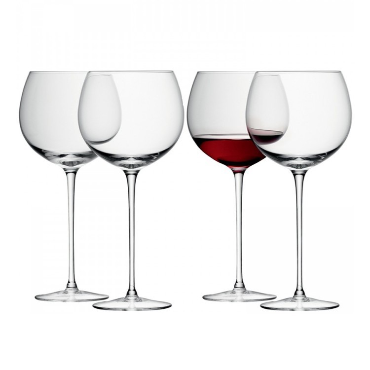 Набор из 4 круглых бокалов для вина wine 570 мл (59229)