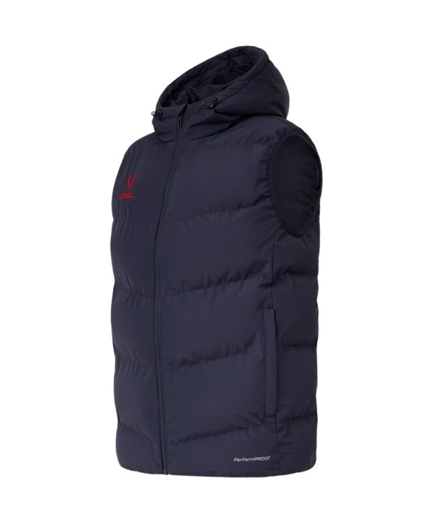 Жилет с капюшоном утепленный JOGEL ESSENTIAL PerFormPROOF Padded Hooded Vest, темно-синий (2117056)